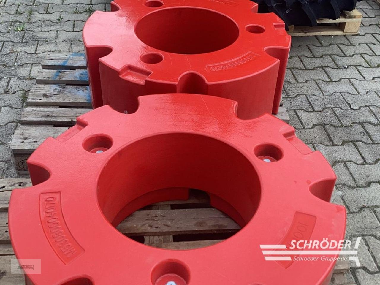 Sonstiges Traktorzubehör des Typs Fendt HINTERRADGEWICHTE 2 X 1000KG, Gebrauchtmaschine in Lastrup (Bild 2)