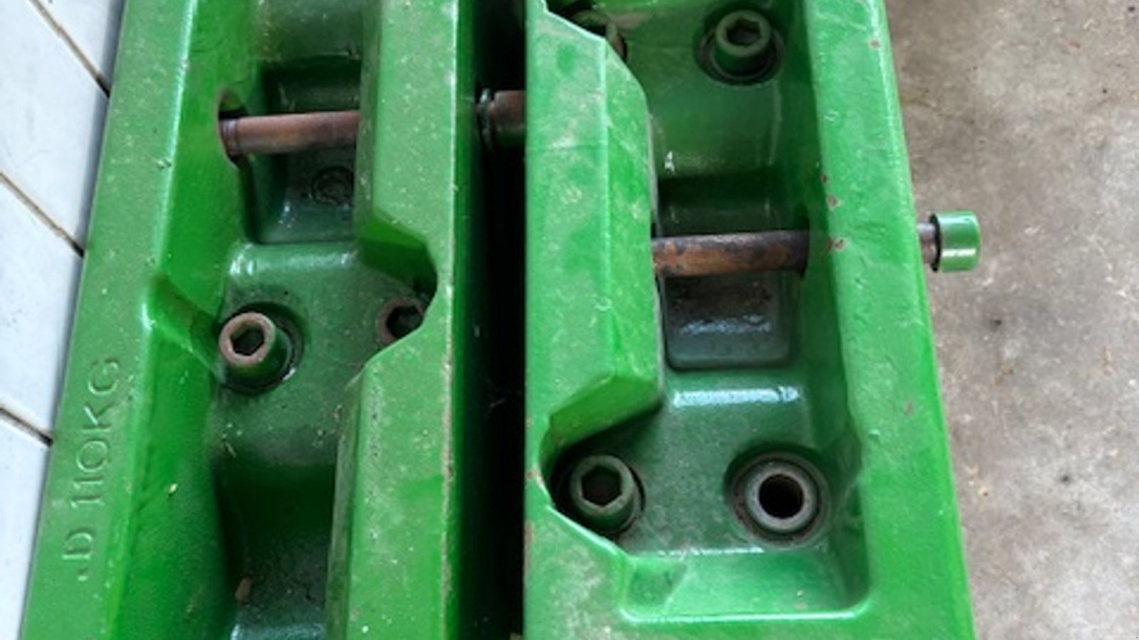 Sonstiges Traktorzubehör Türe ait John Deere Basis frontvægte, Gebrauchtmaschine içinde Toftlund (resim 3)