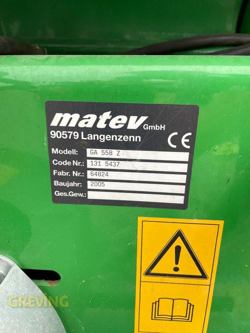 Sonstiges Traktorzubehör typu John Deere Matev Saug-Kehrmaschine mit Schlauch / Räumschild, Gebrauchtmaschine v Wesseling-Berzdorf (Obrázek 5)