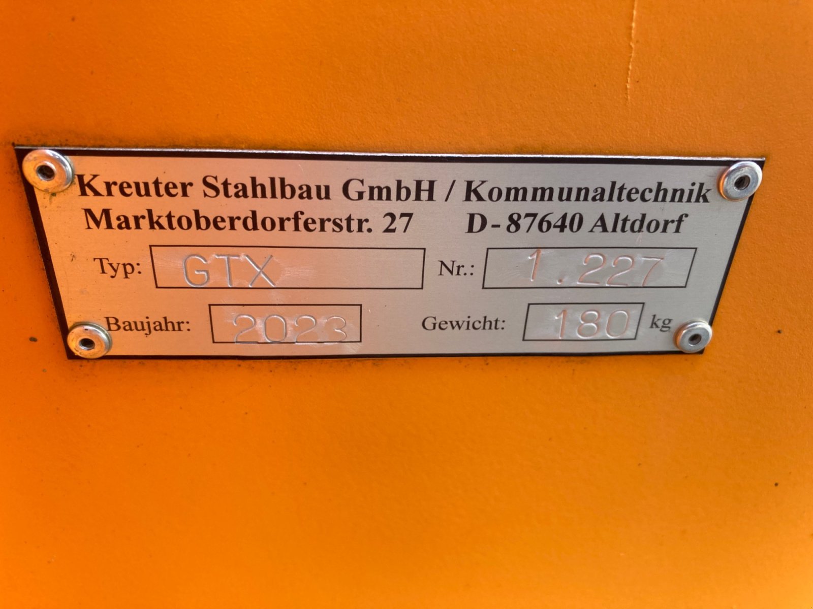 Sonstiges Traktorzubehör des Typs Kreuter Schubrahmen GTX Fendt 516 500 Vario, Gebrauchtmaschine in Wülfershausen an der Saale (Bild 5)