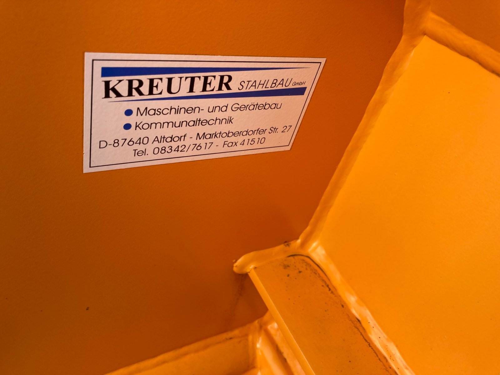 Sonstiges Traktorzubehör des Typs Kreuter Schubrahmen GTX Fendt 516 500 Vario, Gebrauchtmaschine in Wülfershausen an der Saale (Bild 6)