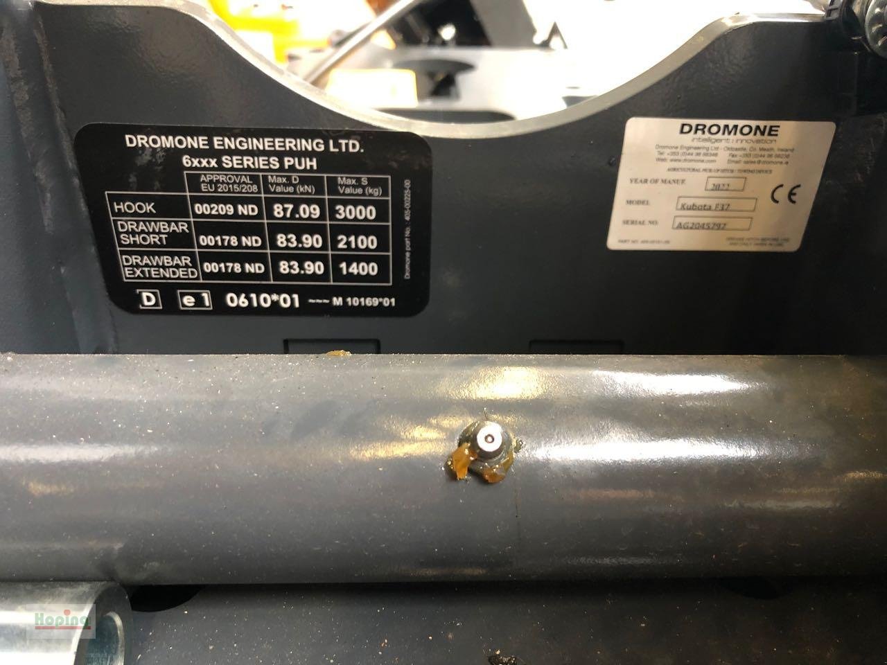 Sonstiges Traktorzubehör des Typs Kubota Dromone passen zu M7, Neumaschine in Bakum (Bild 3)