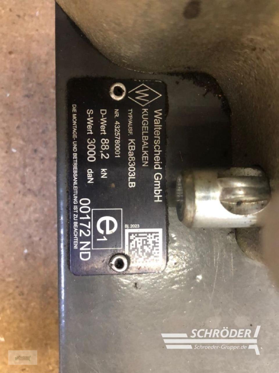 Sonstiges Traktorzubehör des Typs Massey Ferguson TRAGPLATTE K80, Neumaschine in Ahlerstedt (Bild 4)