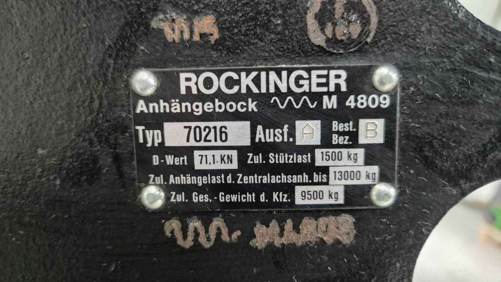 Sonstiges Traktorzubehör des Typs Rockinger trekhaakframe trekhaakslede, Neumaschine in Schoonebeek (Bild 7)