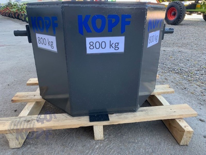 Sonstiges Traktorzubehör типа Sonstige 800 kg Frontgewicht für Front und Heckhydraulik, Gebrauchtmaschine в Schutterzell (Фотография 2)