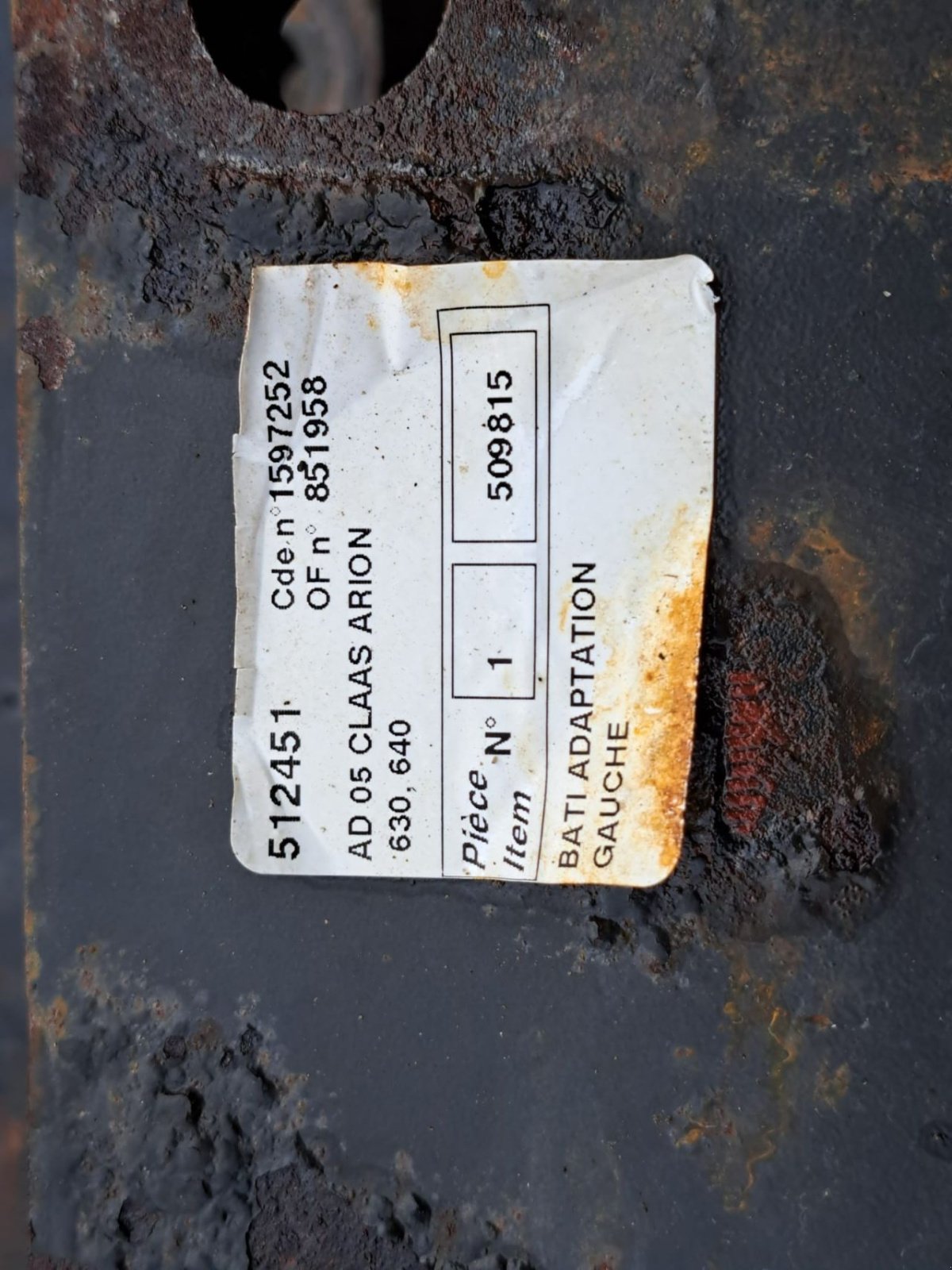 Sonstiges Traktorzubehör del tipo Sonstige Claas Arion 600 voorlader steunen set, Gebrauchtmaschine In Roermond (Immagine 4)