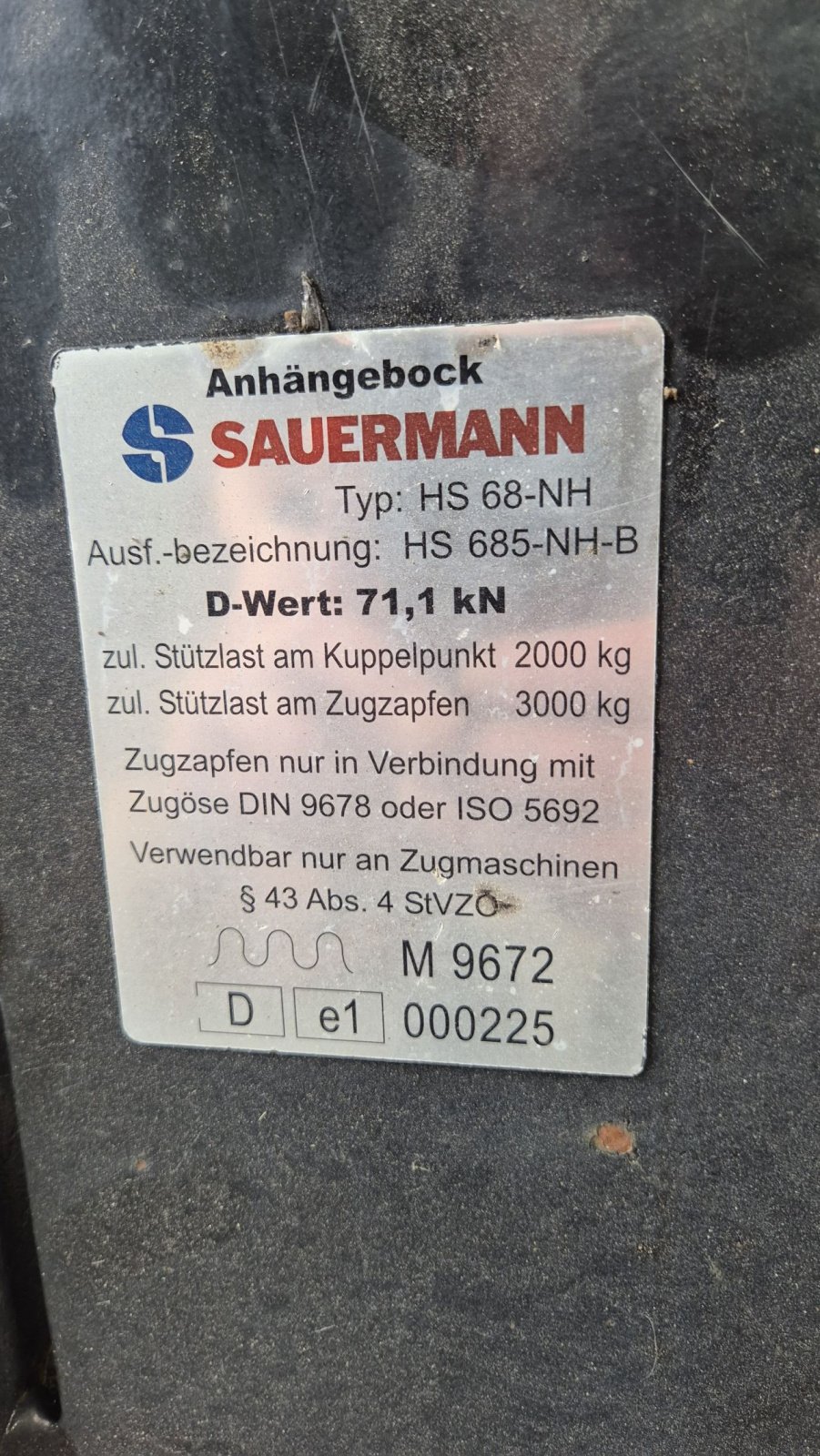 Sonstiges Traktorzubehör typu Sonstige New Holland Sauermann Case-IH Trekhaakslede trekhaakrail frame, Gebrauchtmaschine v Schoonebeek (Obrázek 4)