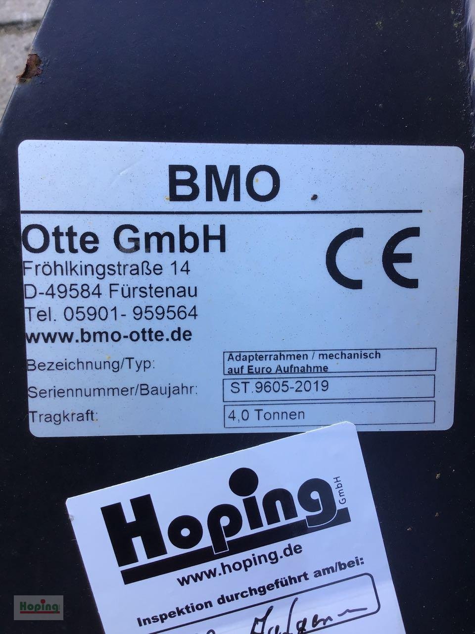 Sonstiges Traktorzubehör a típus Sonstige Otte GmbH 3-Pkt auf EURO, Gebrauchtmaschine ekkor: Bakum (Kép 3)