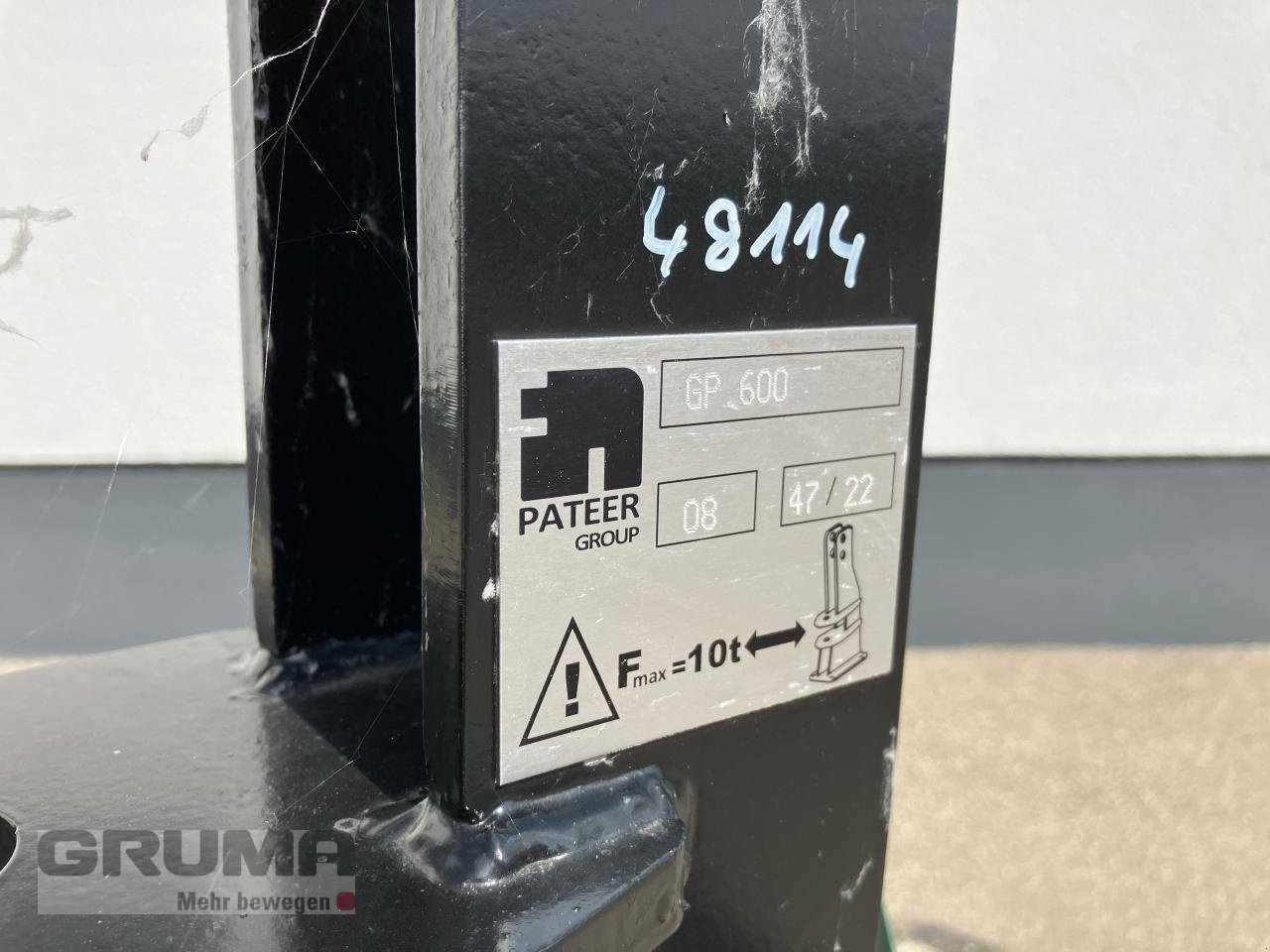 Sonstiges Traktorzubehör del tipo Sonstige Pateer GP 600 schwarz, Neumaschine en Friedberg-Derching (Imagen 3)