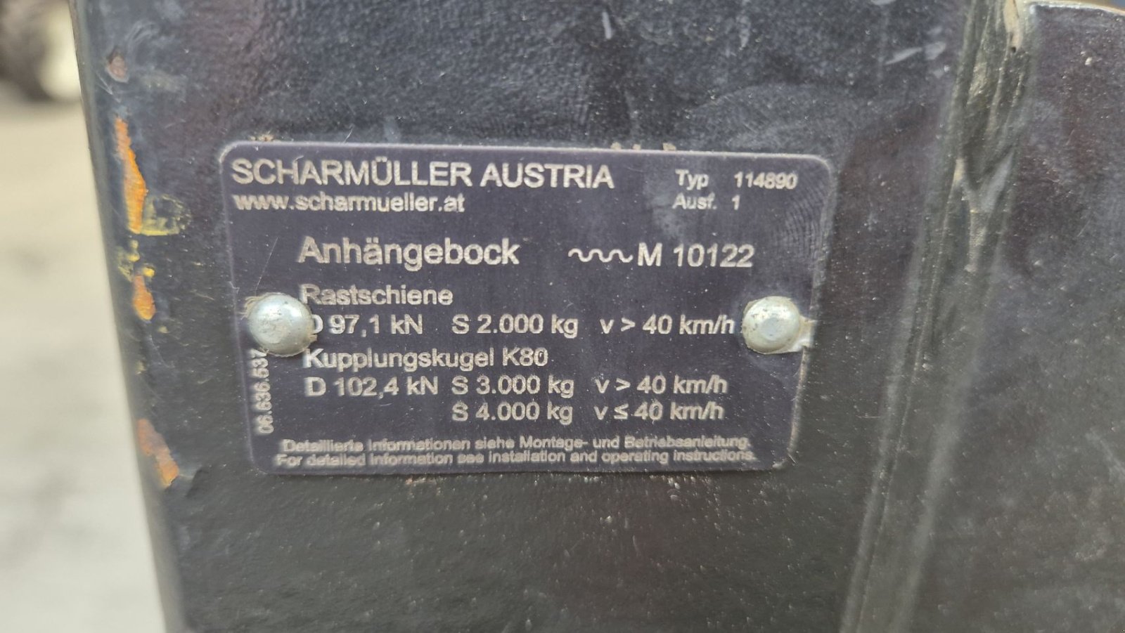 Sonstiges Traktorzubehör typu Sonstige Sauermann New Holland Case-IH CBM Scharmuller trekhaakrail, Gebrauchtmaschine v Schoonebeek (Obrázek 6)