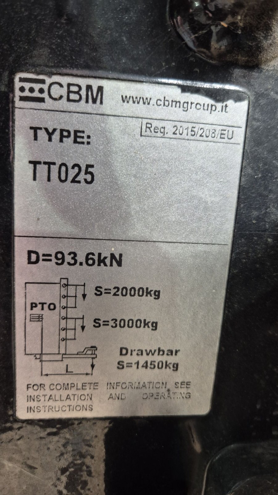 Sonstiges Traktorzubehör typu Sonstige Sauermann New Holland Case-IH CBM Scharmuller trekhaakrail, Gebrauchtmaschine v Schoonebeek (Obrázek 7)