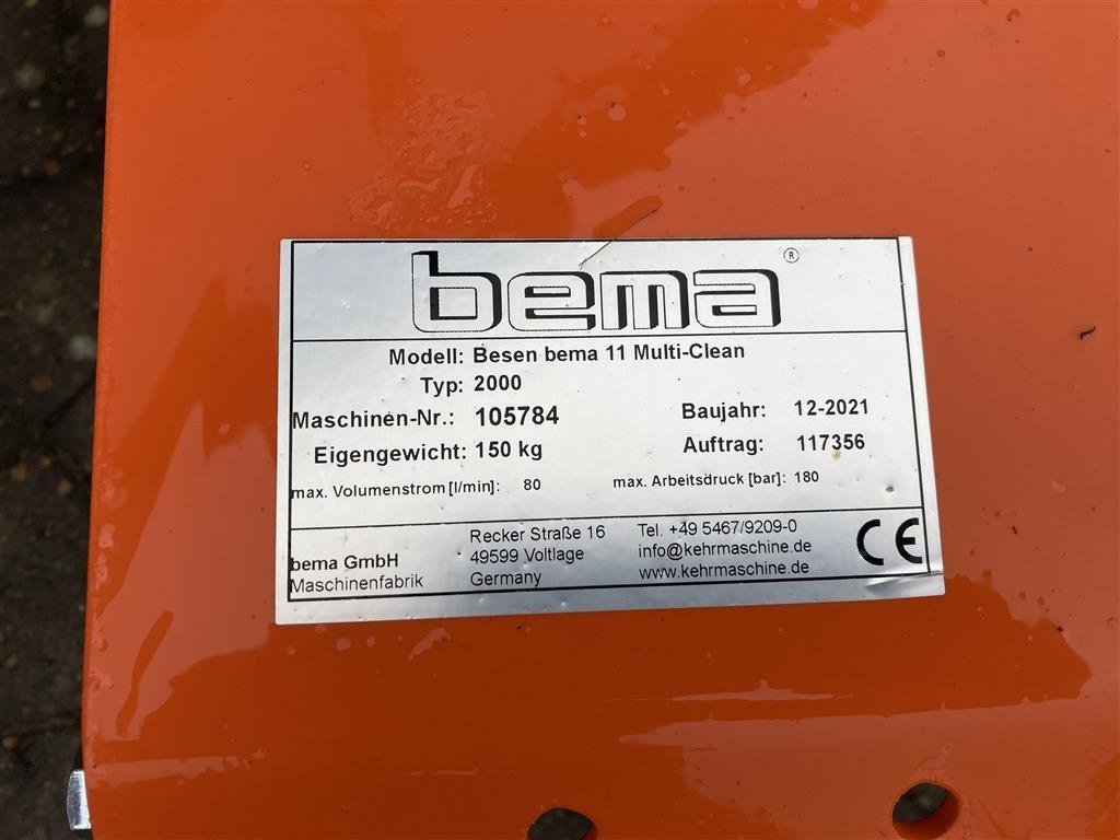 Sonstiges Zubehör типа Bema Bema 2000 Bema Multi Clean 11 kpst for pallegafler, Gebrauchtmaschine в Roslev (Фотография 7)