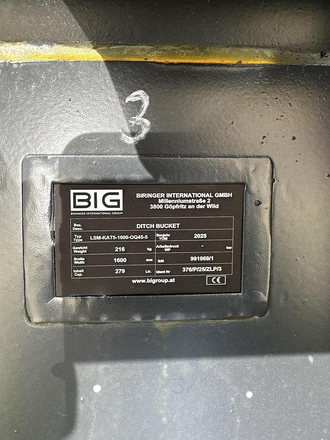 Sonstiges Zubehör tip Big Dutchman Böschungslöffel 160cm mit OQ45-5 Aufnahme, Neumaschine in Göpfritz an der Wild (Poză 6)