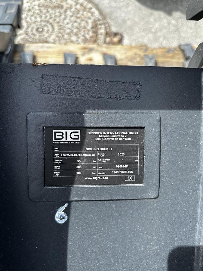 Sonstiges Zubehör typu Big Dutchman Tieflöffel 50cm mit MS03 Symblock Aufnahme, Neumaschine v Göpfritz an der Wild (Obrázek 5)