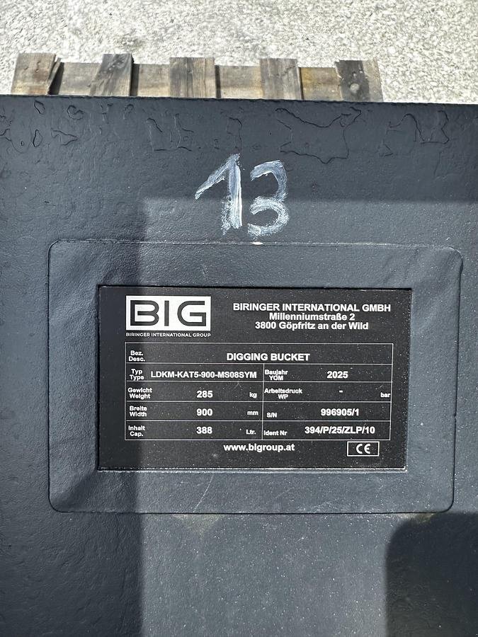 Sonstiges Zubehör του τύπου Big Dutchman Tieflöffel 90cm mit MS08 Symblock Aufnahme, Neumaschine σε Göpfritz an der Wild (Φωτογραφία 6)