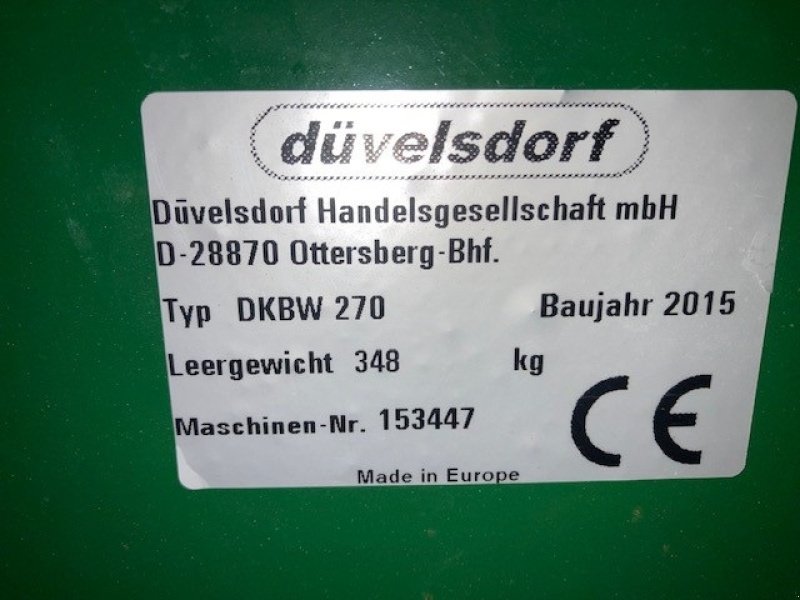Sonstiges Zubehör типа Düvelsdorf 270CM HYDR. KOST, Gebrauchtmaschine в Thisted (Фотография 4)