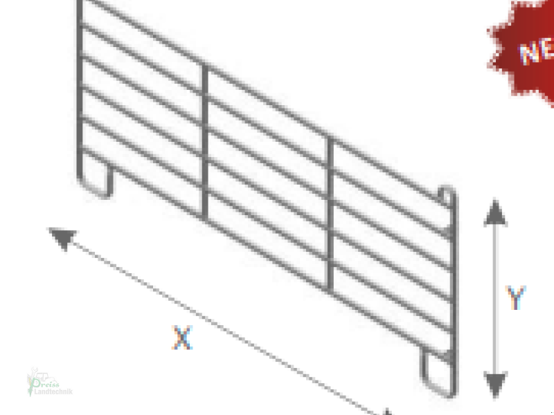Sonstiges Zubehör typu PreissTe Trennwand Panel TX, Neumaschine v Bad Kötzting (Obrázok 1)