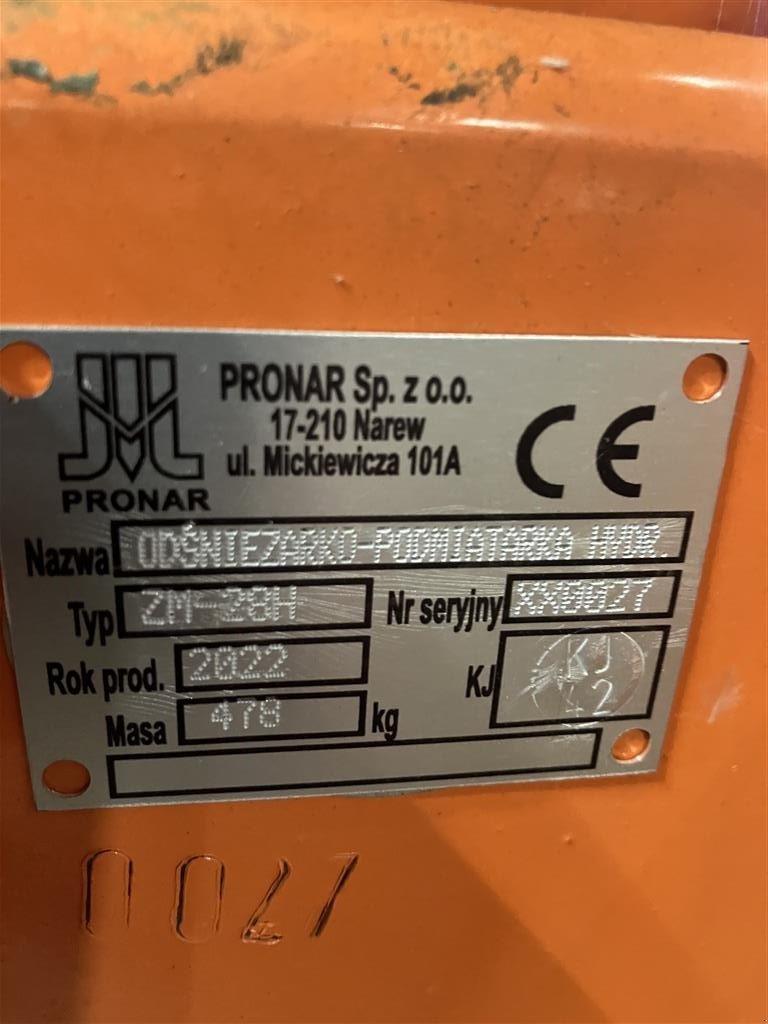 Sonstiges Zubehör tip PRONAR ZM-28H, Gebrauchtmaschine in Maribo (Poză 6)