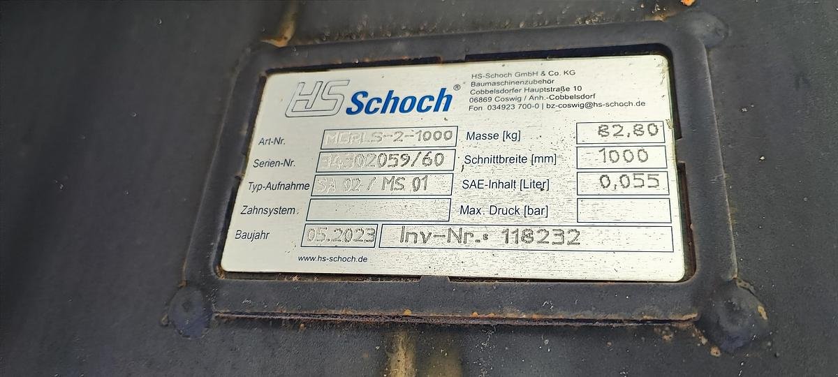 Sonstiges Zubehör typu Schoch hydraulischer Böschungslöffel, Gebrauchtmaschine v Göpfritz an der Wild (Obrázek 6)