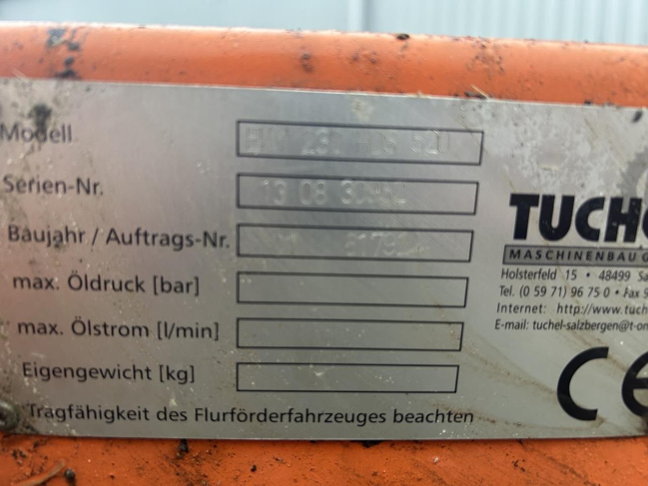 Sonstiges Zubehör tip Tuchel 230/520, Gebrauchtmaschine in Bramming (Poză 11)