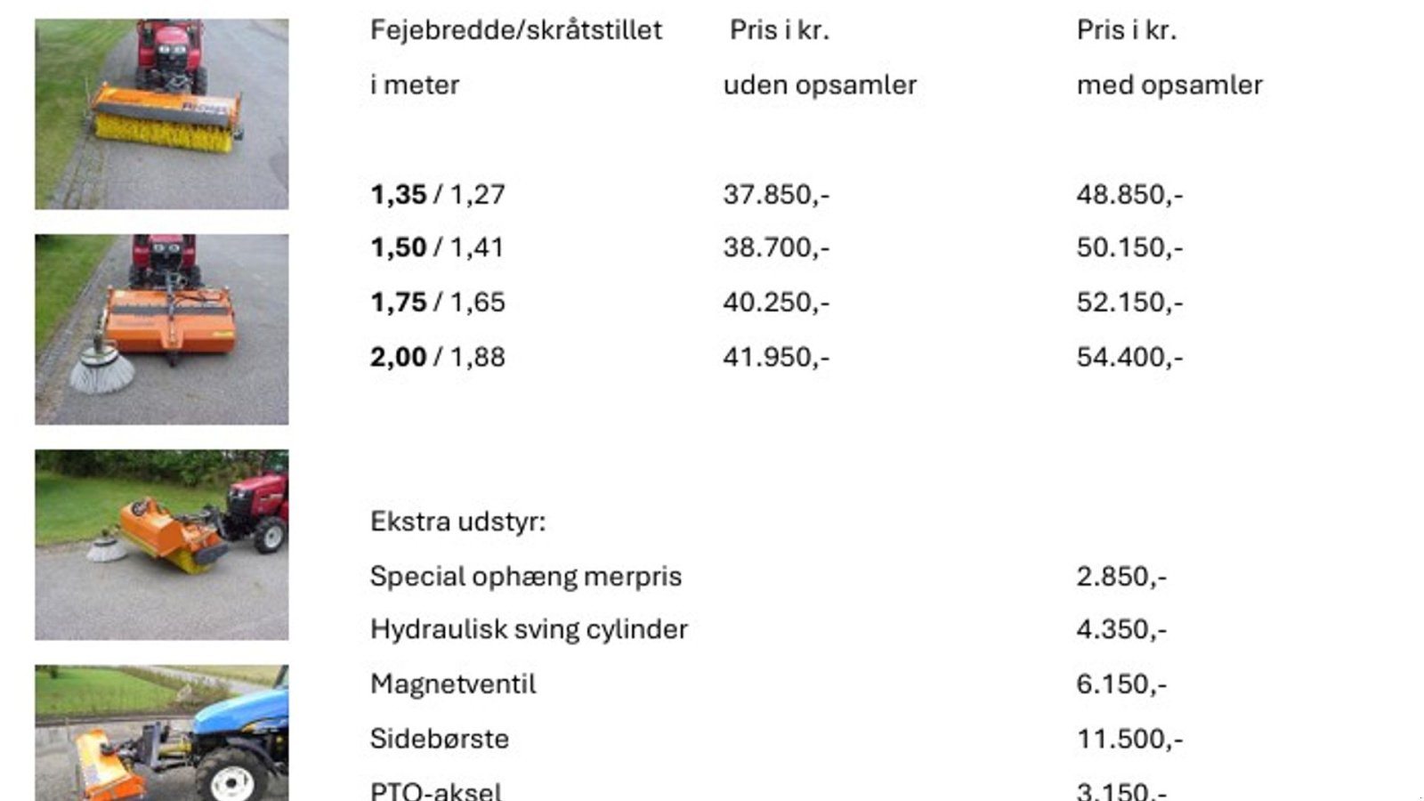 Sonstiges Zubehör typu Tuchel Kompakt 135-200 cm, Gebrauchtmaschine v Vrå (Obrázek 7)