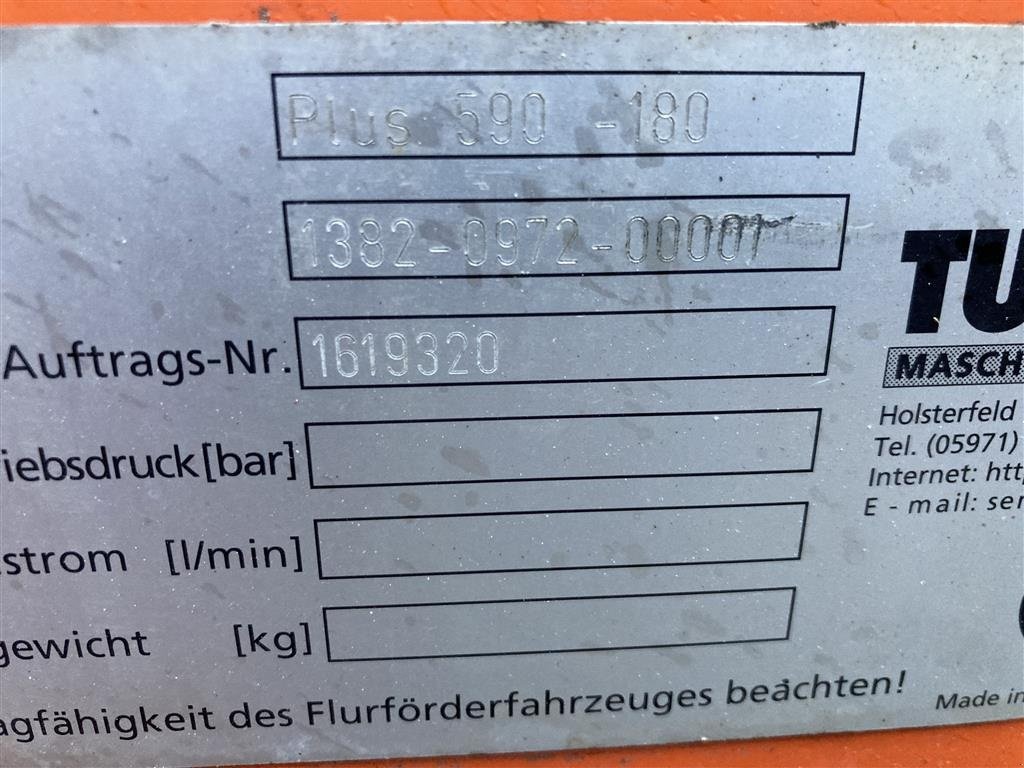 Sonstiges Zubehör tip Tuchel Plus 590 ophæng til minilæsser, Gebrauchtmaschine in Roslev (Poză 11)