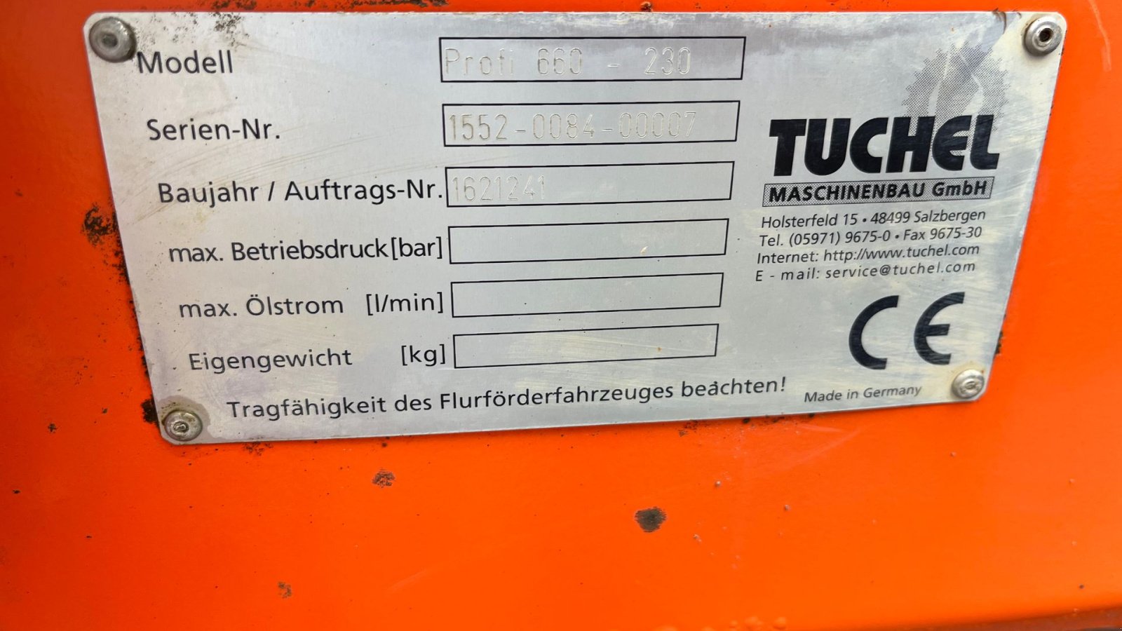 Sonstiges Zubehör tip Tuchel Profi 660 230cm hydraulisk kost med opsamler (volvo l30 fæste), Gebrauchtmaschine in Rønnede (Poză 11)