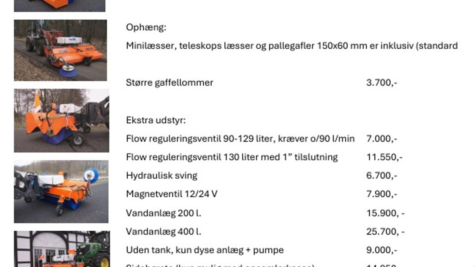Sonstiges Zubehör typu Tuchel Profi Champ 240-280 cm, Gebrauchtmaschine v Vrå (Obrázek 6)