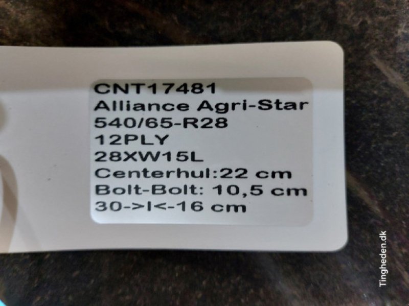 Sonstiges typu Alliance 28"   540/65-R28, Gebrauchtmaschine v Hemmet (Obrázek 20)