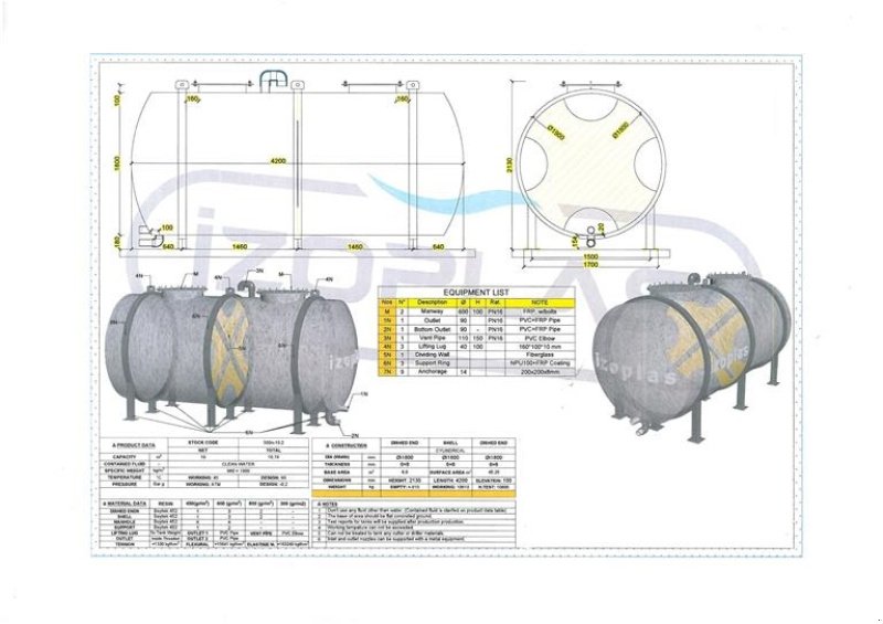Sonstiges typu AS Trailers 10000 liter glasfibertank, Gebrauchtmaschine v Ringe (Obrázek 12)