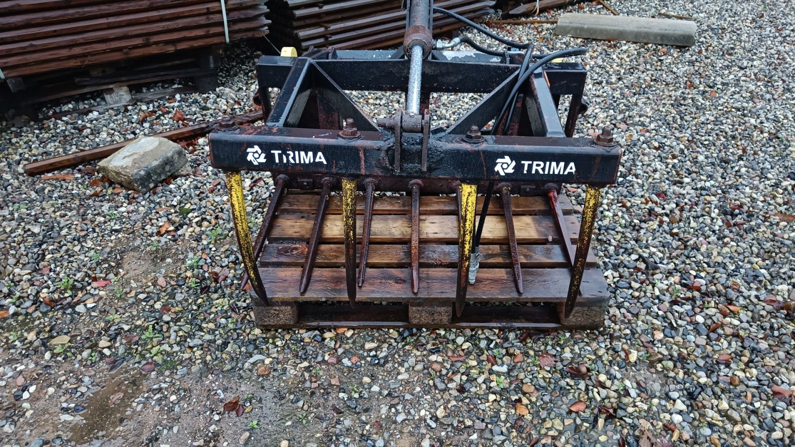 Sonstiges van het type Baas Trima overfaldsgreb har siddet på en Uniloader, Gebrauchtmaschine in Egtved (Foto 3)