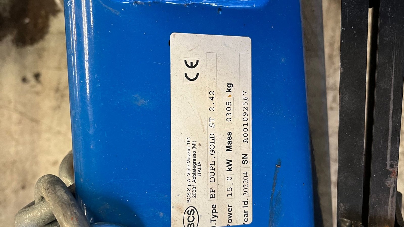 Sonstiges του τύπου BCS Dupl. Gold st. 2.42, Gebrauchtmaschine σε Søllested (Φωτογραφία 3)