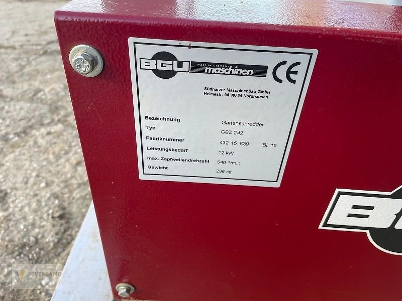 Sonstiges типа BGU GSZ 242, Gebrauchtmaschine в Fischbach/Clervaux (Фотография 5)