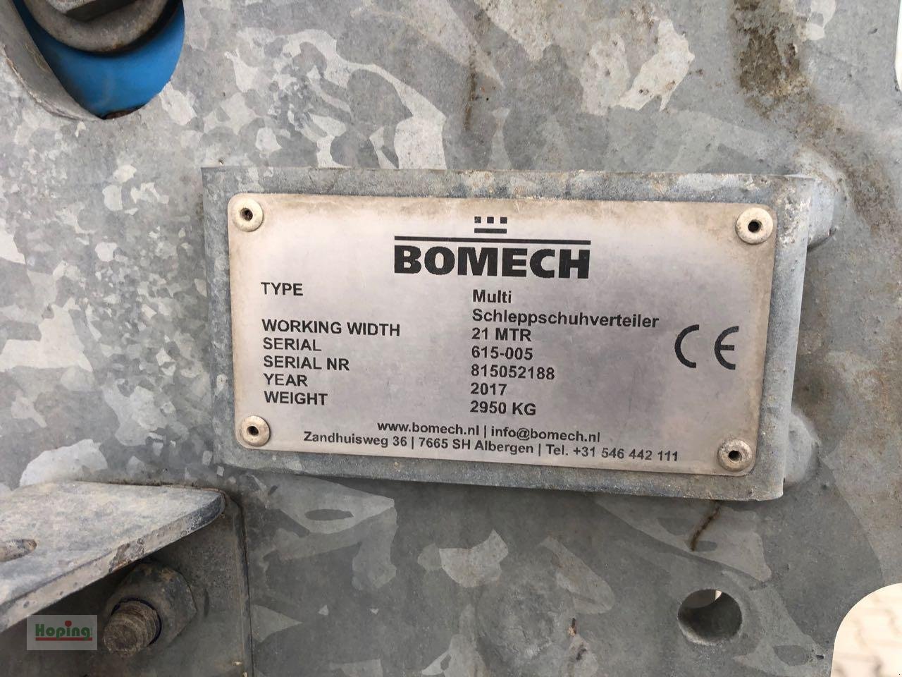 Sonstiges от тип Bomech Multi 21 MTR, Gebrauchtmaschine в Bakum (Снимка 7)