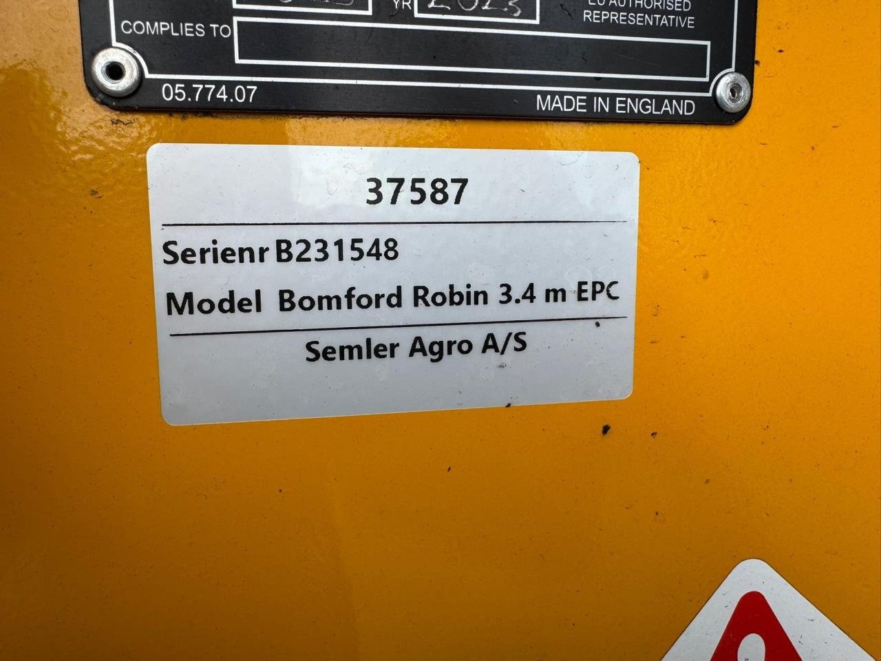 Sonstiges des Typs Bomford Robin 3,4 M, Gebrauchtmaschine in Trige (Bild 4)