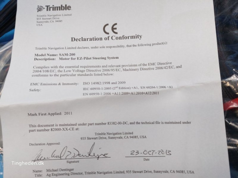 Sonstiges of the type Case Trimble SAM-200, Gebrauchtmaschine in Hemmet (Picture 21)