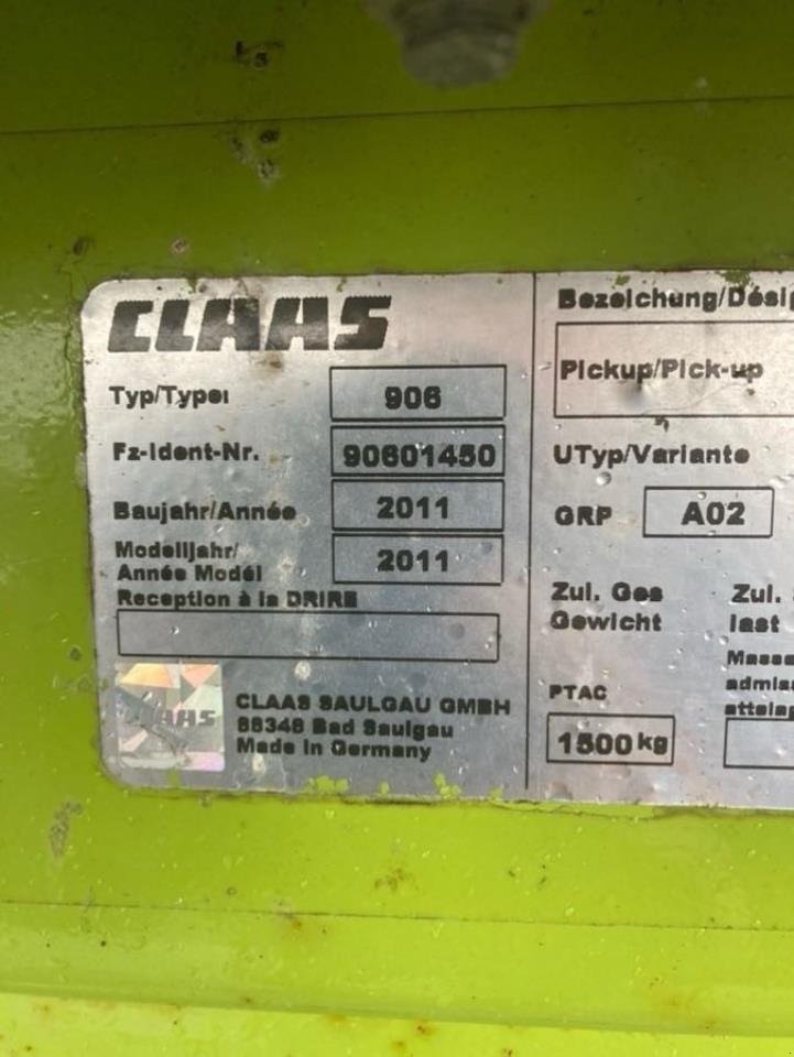 Sonstiges типа CLAAS PU 380 PRO T, Gebrauchtmaschine в Aalestrup (Фотография 2)