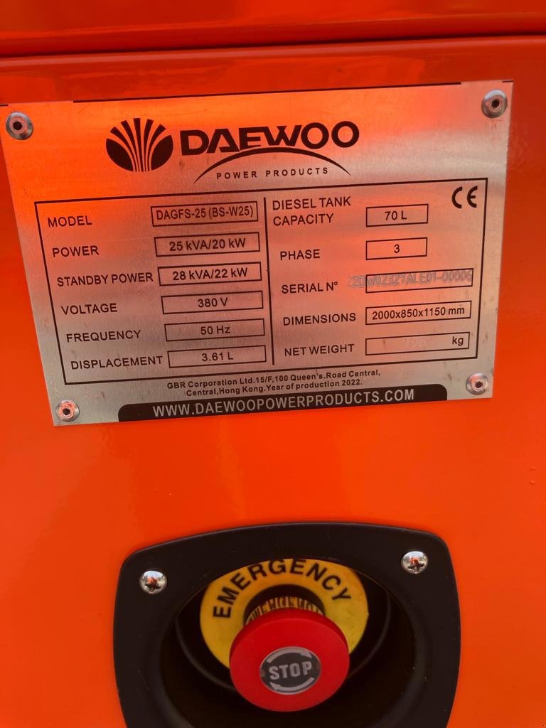 Sonstiges a típus Daewoo Daewoo DAGFS-25.   BS-W25, Ausstellungsmaschine ekkor: Helgisried (Kép 12)