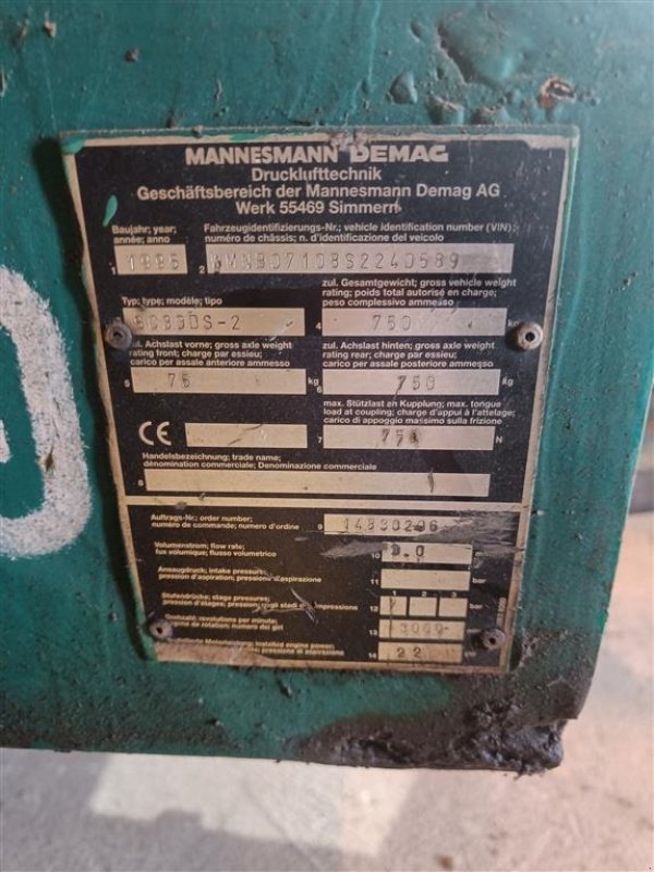 Sonstiges des Typs Demag kompressorer, Gebrauchtmaschine in Egtved (Bild 5)