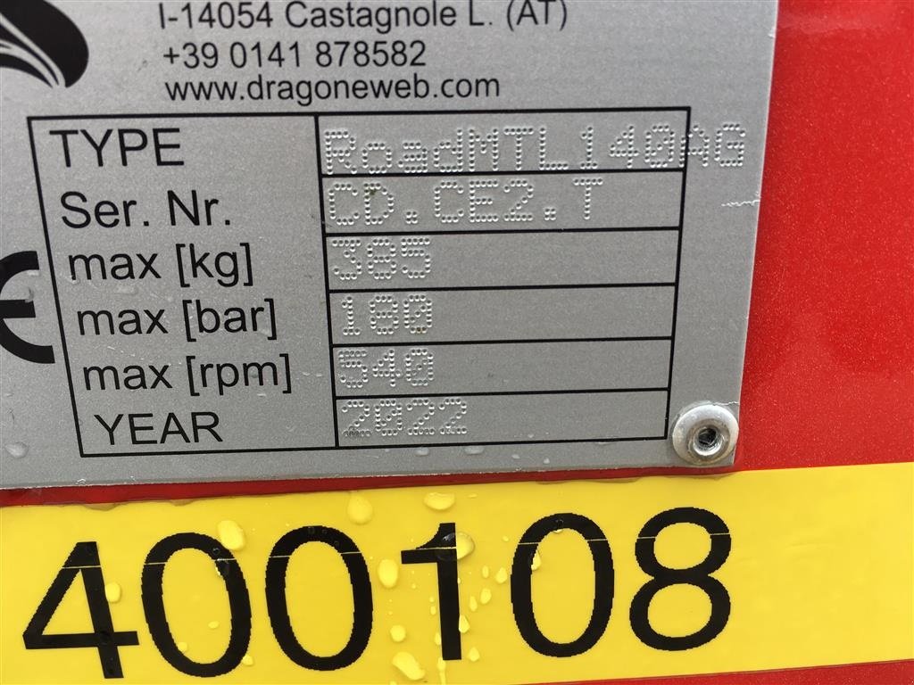 Sonstiges του τύπου DRAGONE ROAD MTL-140 AG Armklipper, Gebrauchtmaschine σε Bjerringbro (Φωτογραφία 10)