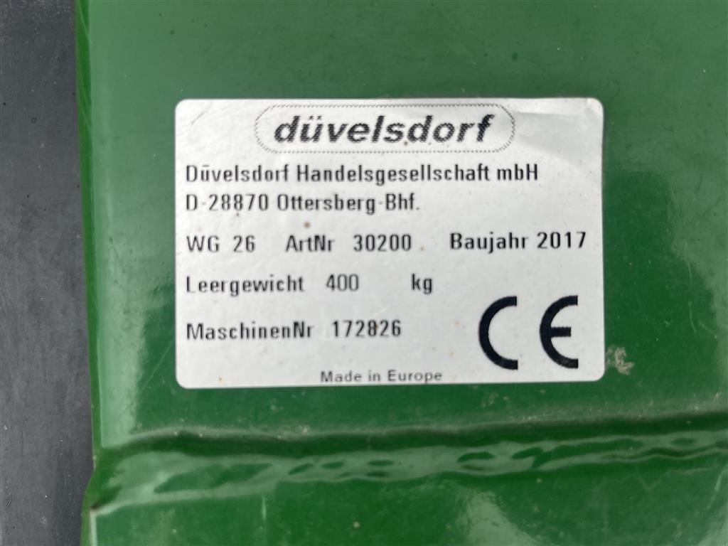 Sonstiges tip Düvelsdorf 2 M GRÆSMARKS-AFPUDSER, Gebrauchtmaschine in Randers SV (Poză 4)