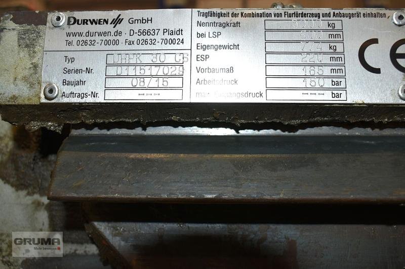 Sonstiges от тип Durwen DRPK30C, Breite 1465 mm, Gebrauchtmaschine в Friedberg-Derching (Снимка 5)