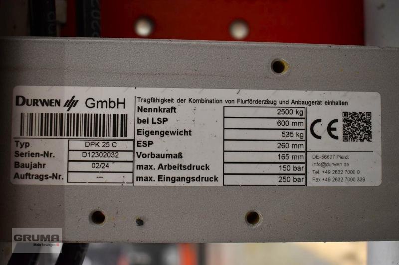 Sonstiges typu Durwen DURWEN DPK 25-C Breite 1200, Gebrauchtmaschine v Friedberg-Derching (Obrázek 5)