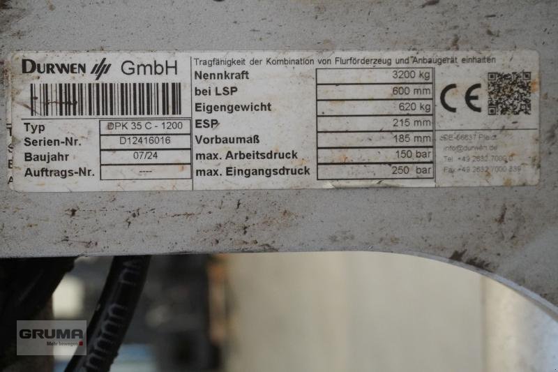 Sonstiges of the type Durwen DURWEN DPK35C, Breite 1200 mm, Gebrauchtmaschine in Friedberg-Derching (Picture 5)