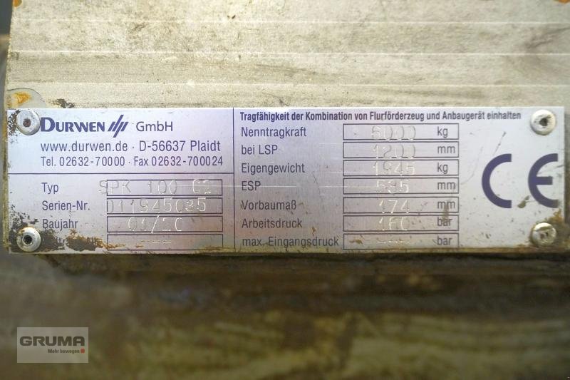 Sonstiges of the type Durwen DURWEN SPK100-C2, Breite 2200 mm, Gebrauchtmaschine in Friedberg-Derching (Picture 5)