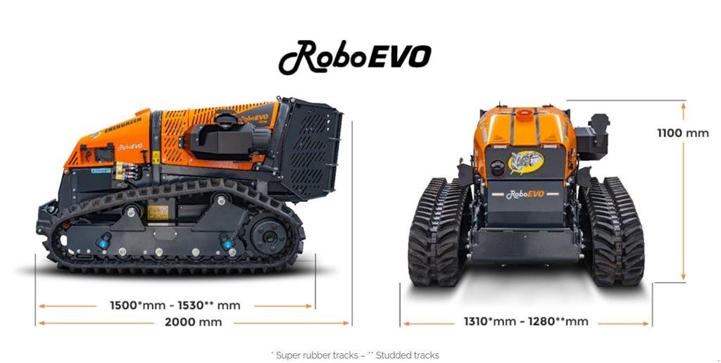 Sonstiges Türe ait Energreen RoboEVO 130cm slagleklipper, Gebrauchtmaschine içinde Holstebro (resim 4)