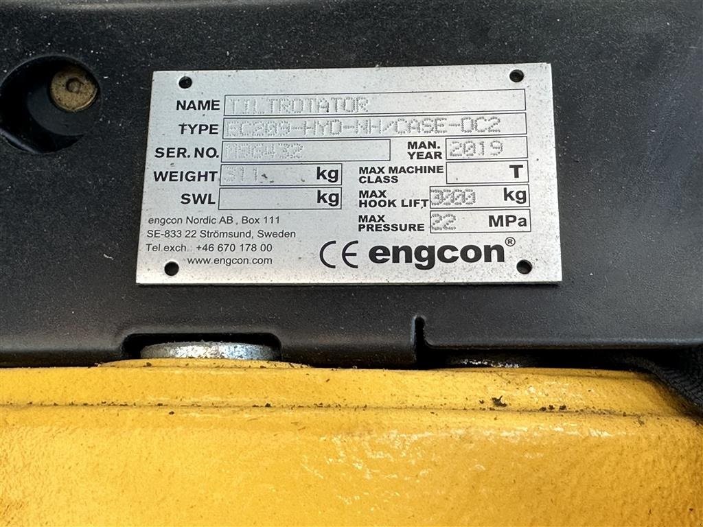Sonstiges типа Engcon Tiltrotator EC209, Gebrauchtmaschine в Gjerlev J. (Фотография 6)