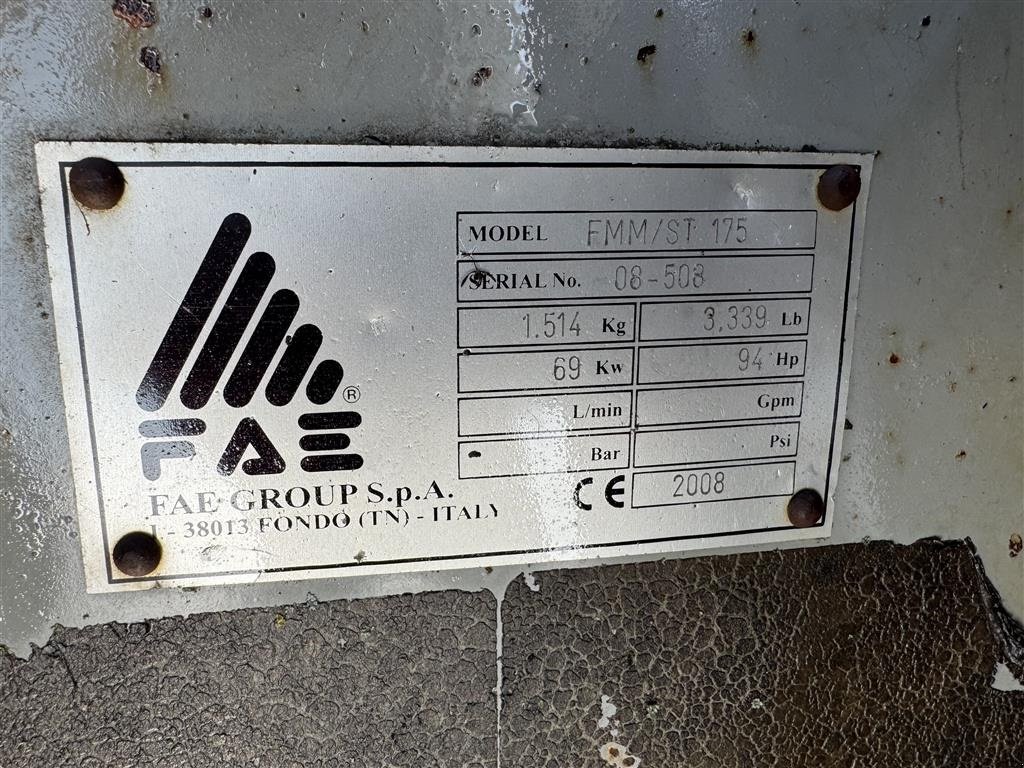 Sonstiges of the type FAE FMM/ST 175 Grenknuser, Gebrauchtmaschine in Ringe (Picture 13)