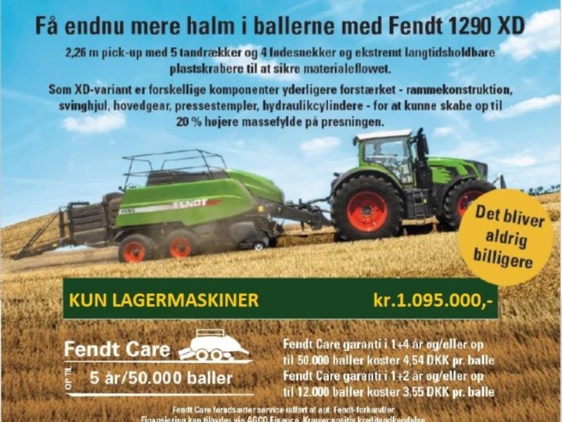 Sonstiges типа Fendt 1290 XD, Gebrauchtmaschine в Tommerup (Фотография 1)