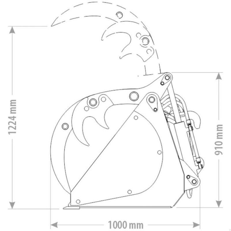 Sonstiges des Typs FK Machinery Pelikan skovl standard m/Euroskifte, Gebrauchtmaschine in Vinderup (Bild 2)